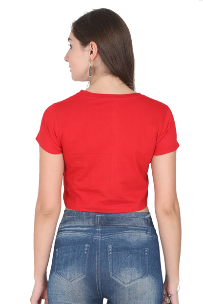 Crop Top // Radiant Red