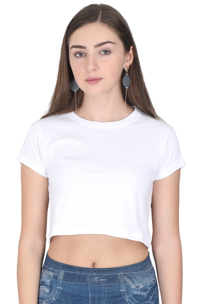 Crop Top // White Canvas