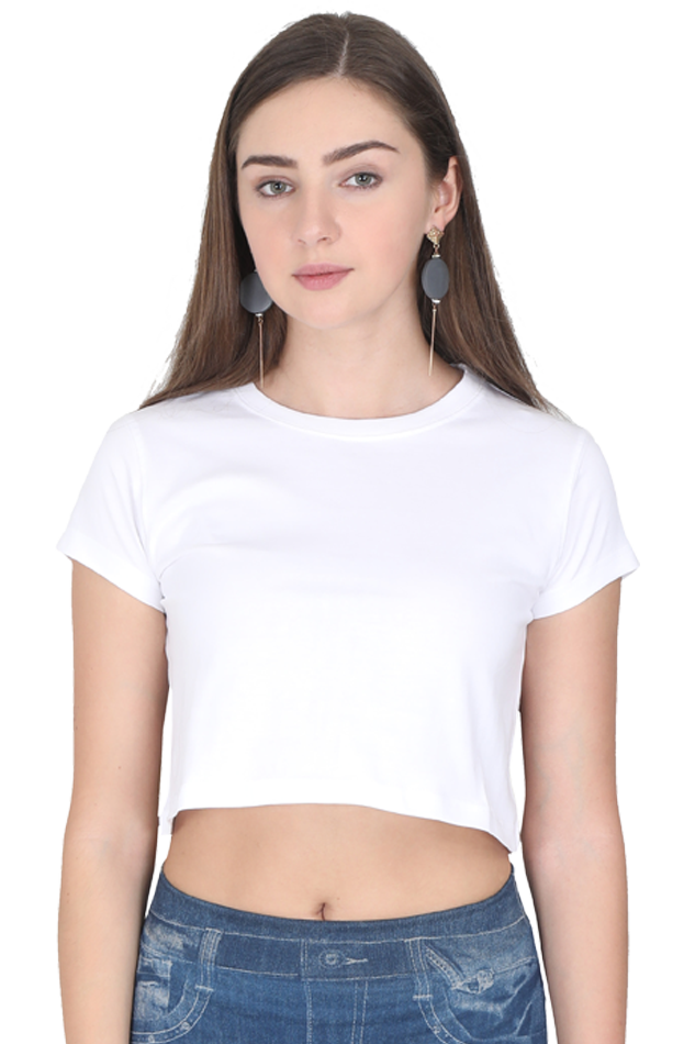 Crop Top // White Canvas