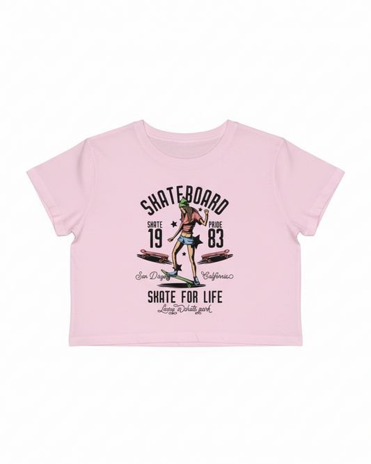 Skate For Life // Crop Top