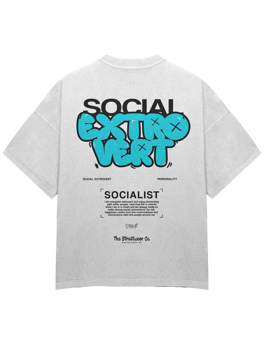 Social Extrovert // Oversized T-Shirt