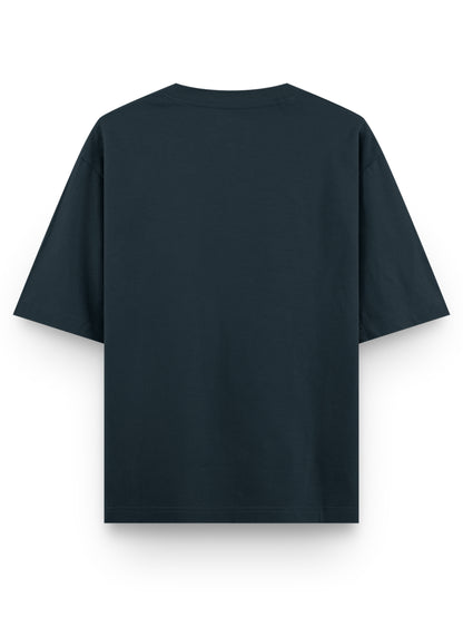 Oversized Solid T-Shirt // True Blue
