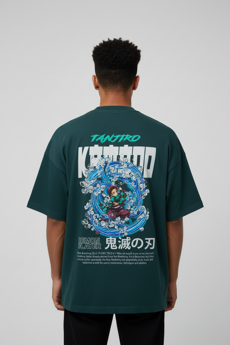 Tanjiro: Water Breathing // Oversized T-Shirt