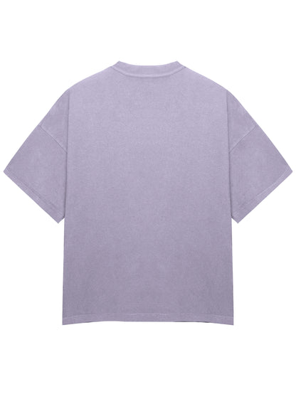 Oversized Solid T-Shirt // Lavender Haze