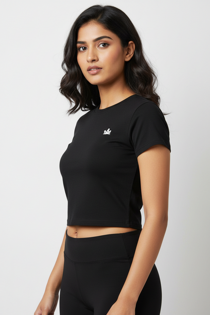 Crop Top // Midnight Black