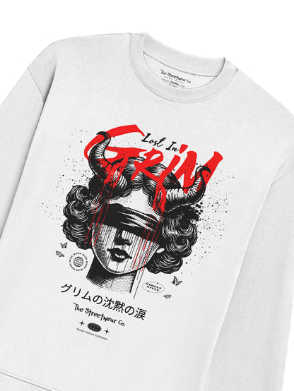 Lost in Grim // Oversized Heavyweight Sweatshirt