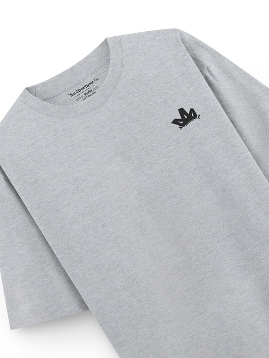 Oversized Solid T-Shirt // Steel Grey
