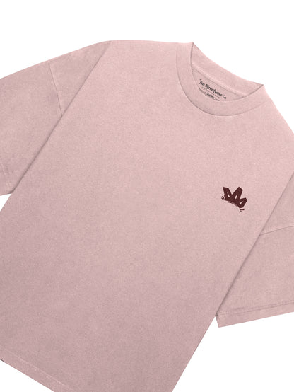 Oversized Solid T-Shirt // Blush Pink
