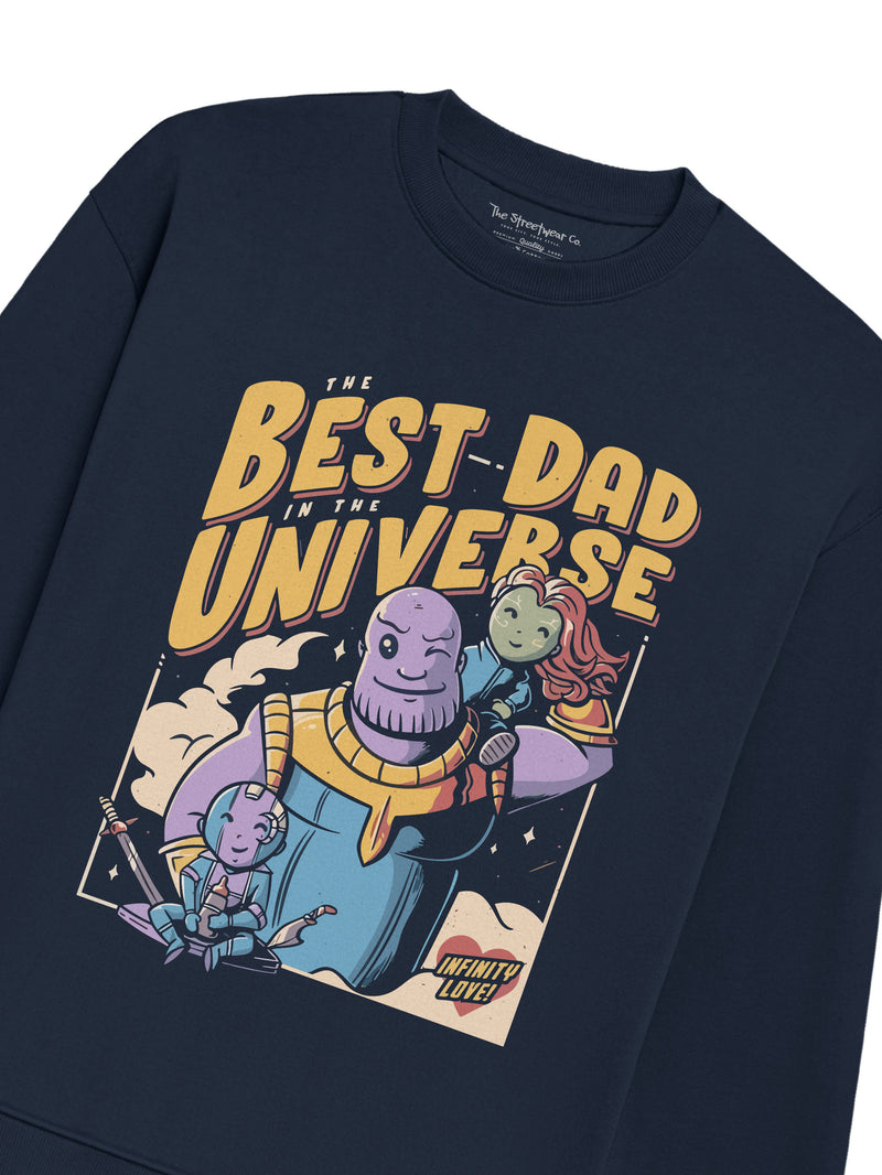 Thanos - Best Dad Ever // Oversized Heavyweight Sweatshirt