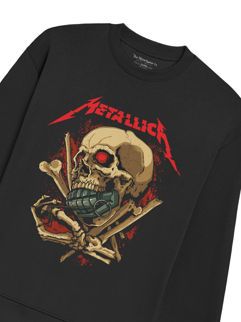 Metallica // Oversized Heavyweight Sweatshirt