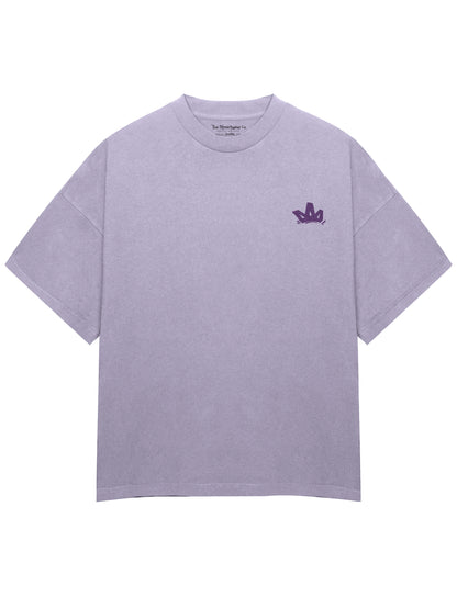 Oversized Solid T-Shirt // Lavender Haze