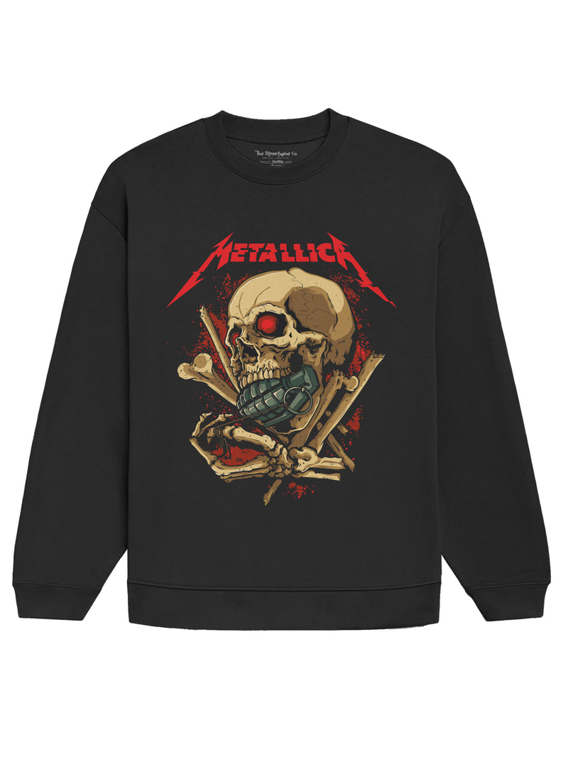 Metallica // Oversized Heavyweight Sweatshirt
