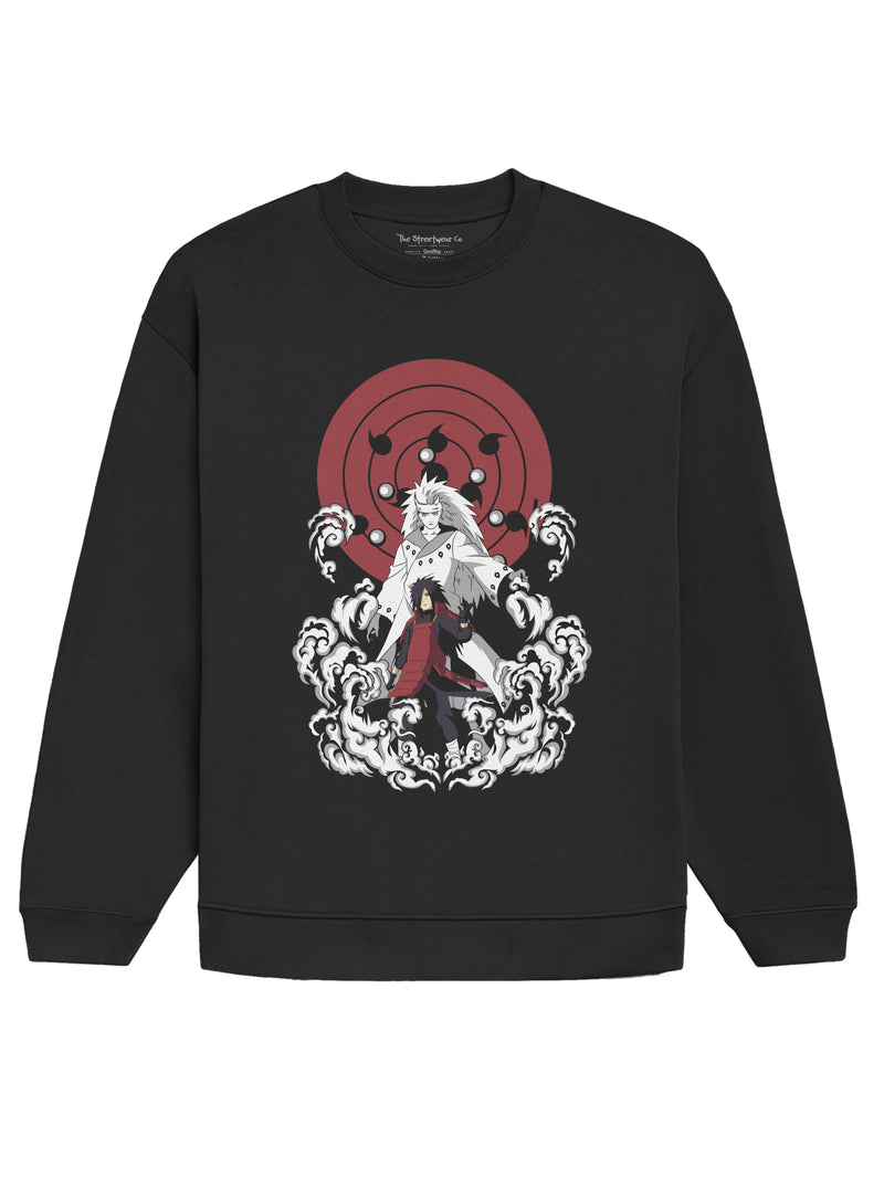 Ghost of Uchiha // Oversized Heavyweight Sweatshirt