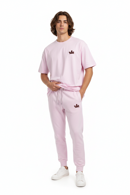 Oversized Co-ord Set // Blush Pink