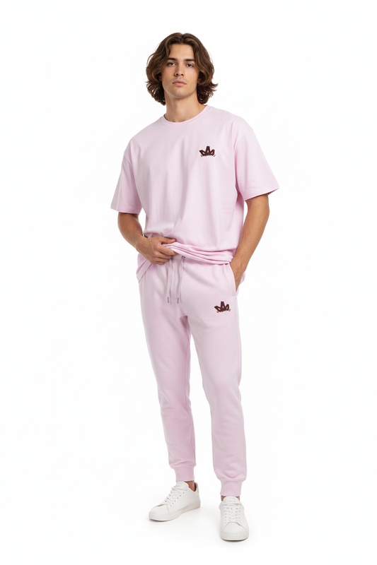 Oversized Co-ord Set // Blush Pink