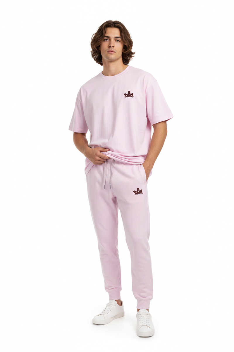 Oversized Co-ord Set // Blush Pink